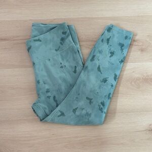 JoyLab Teal Tie-Dye Leggings walking yoga running spring  summer fall size XL